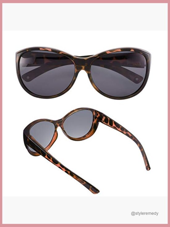 Polarized Oversized Wrap Around Shield Sunglasses Fit Over Glasses main image 6